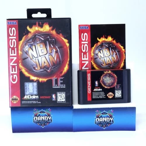 NBA Jam Tournament Edition CIB W/ Manual - Sega Genesis