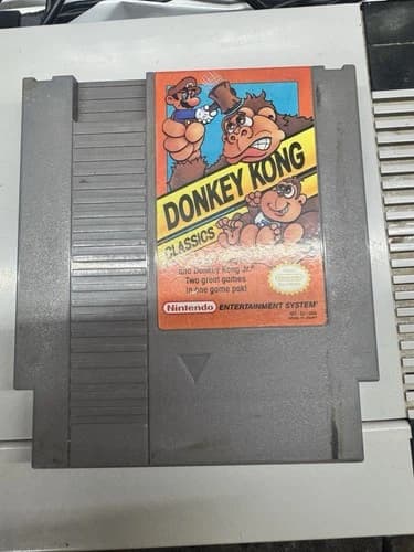 Nintendo Donkey Kong Classics NES Game Authentic Cartridge Only - Tested Working