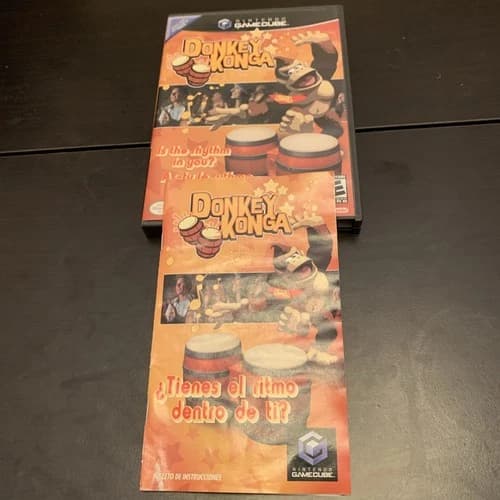 Donkey Konga Nintendo GameCube w/ Manual - CIB COMPLETE