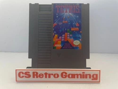 Tetris (Nintendo NES) Authentic Cleaned Tested Working