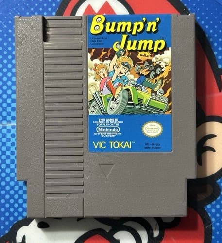 Nintendo NES: Bump'n Jump Cartridge - Tested & WORKS