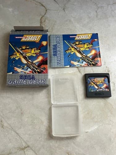 Sega Aerial Assault (Sega Game Gear, 1992) CIB complete in box