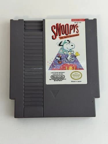 NES SNOOPY'S SILLY SPORTS SPECTACULAR WORKS 1980'S