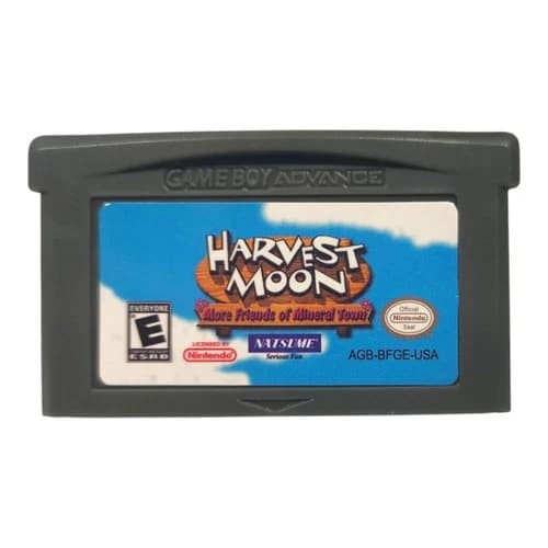 Harvest Moon More Friends of Mineral Town GBA Video Game Gameboy Advance 2005