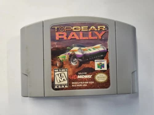 Top Gear Rally Nintendo 64 N64 Cart Only -- S2G --