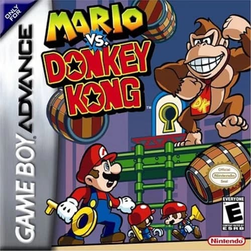 Mario vs Donkey Kong GBA Video Game Gameboy Advance 2004