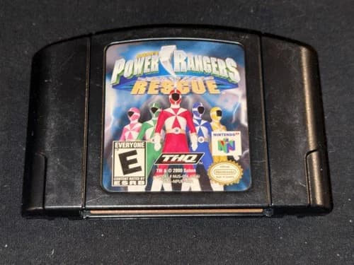 Saban's Power Rangers: Lightspeed Rescue (Nintendo 64) Cleaned Tested Authentic