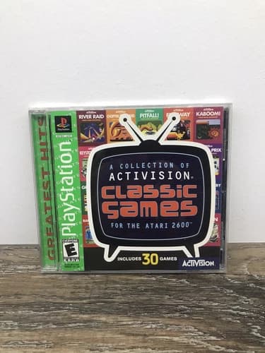 Activision Classic Games for the Atari 2600 PS1 Game PlayStation Greatest Hits