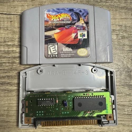 Hot Wheels Turbo Racing Nintendo 64 1997 N64 Game Authentic Tested & Working