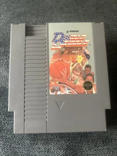 Double Dribble (NES, 1987) (Nintendo 1990) NES Tested