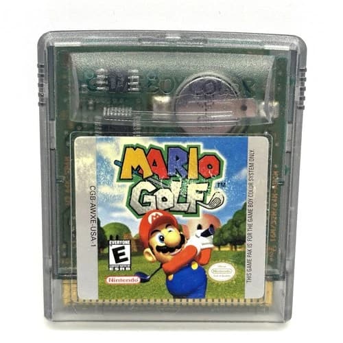 GBC Mario Golf (Nintendo Game Boy Color, 1999) Authentic Game Cartridge Only
