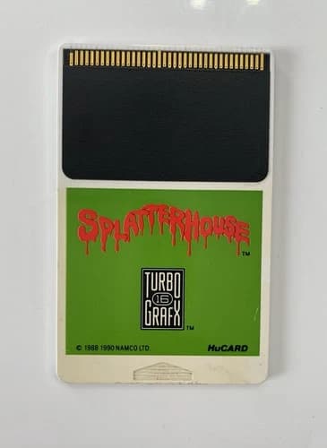 Splatterhouse (TurboGrafx-16, 1990) Turbo Grafx 16 Action Tested Hucard Only