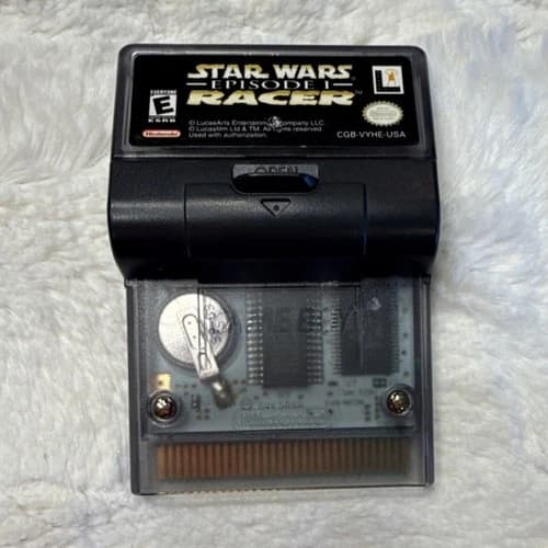 LucasArts Star Wars Episode I Racer Racing Game Boy Color Rumble Pack NTSC-U/C
