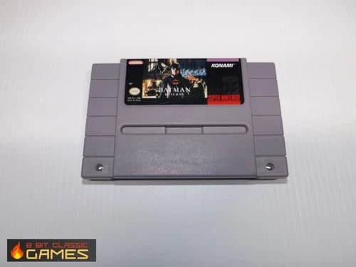 AUTHENTIC! Batman Returns - GAME ONLY - SUPER NINTENDO SNES - 65a