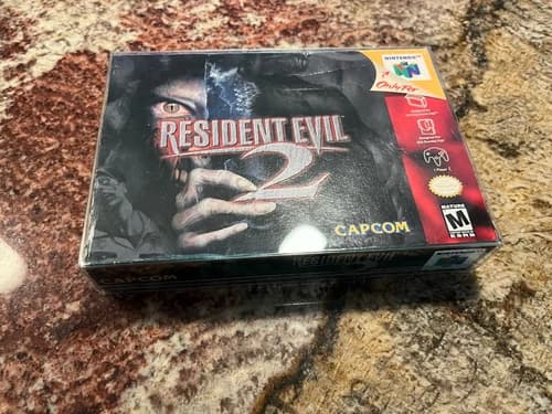 Resident Evil 2 N64 ~ CIB Complete ~ Box Manual Reg Card Nintendo 64 Capcom 1999