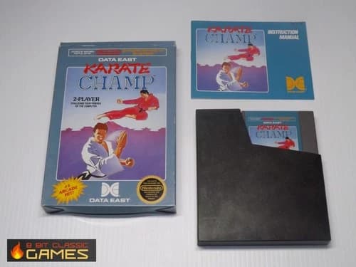 Karate Champ - COMPLETE BOX - NINTENDO NES - 115a