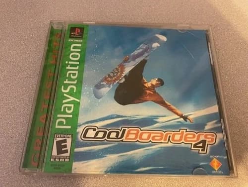 PS1 Playstation Cool Boarders 4 game ( free shipping to canada )