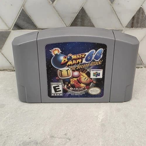 Bomberman 64: The Second Attack (Nintendo 64, N64, 2000) Authentic Tested Works