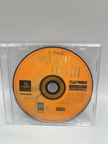 Breath of Fire III (Sony PlayStation 1 PS1, 1998) Disc Only Tested Works