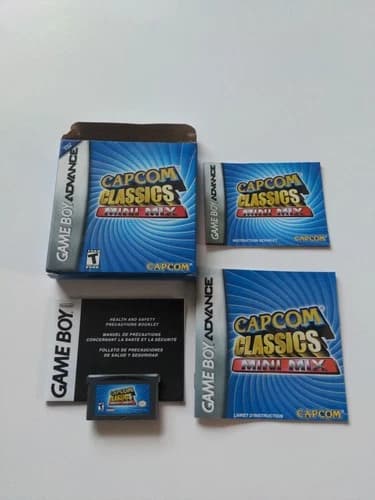 Capcom Classics Mini Mix (Nintendo GBA, 2006) CIB Tested Works