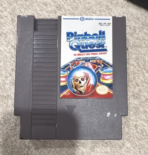 Nintendo NES Pinball Quest Pinball Jaleco NTSC-U/C (US/Canada) Cartridge