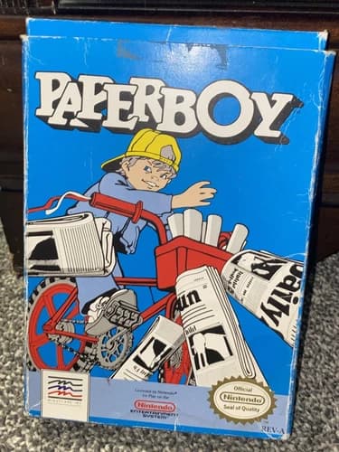 Paperboy NES Original Complete Nintendo Entertainment System