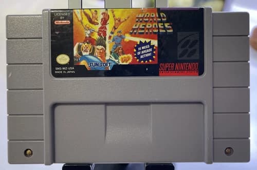 World Heroes 2 (SNES) Cart Great Shape Tested ‼️