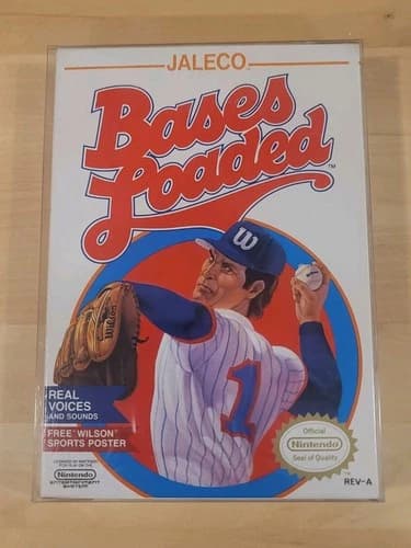 Bases Loaded for NES Nintendo Complete In Box CIB Great Condition! TESTED
