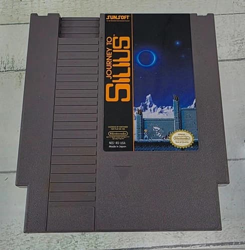 Journey to Silius Nintendo NES Game Cartridge Only Loose Tested Authentic USA