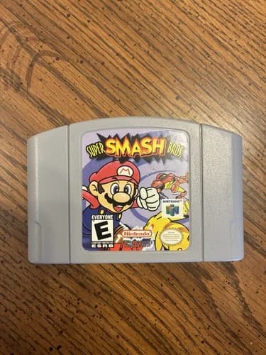 Super Smash Bros. N64 (Nintendo 64, 1999) Authentic, Tested Great Condition!