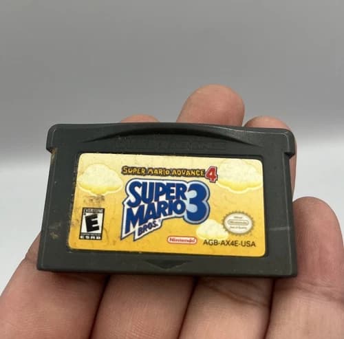 Super Mario Bros 3 GBA Super Mario Advance 4 Gameboy Advance Authentic Saves