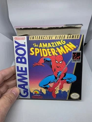 The Amazing Spider-Man (Nintendo Game Boy) CIB Complete Box Manual Tested