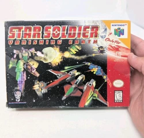 Star Soldier Vanishing Earth (Nintendo 64 N64) Complete CIB W Reg - Authentic