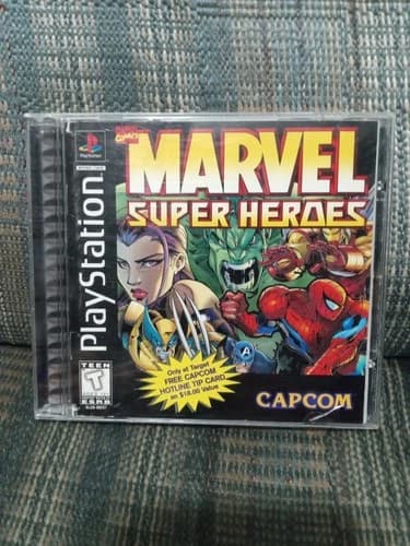 PlayStation ps1 Marvel Super Heroes black label