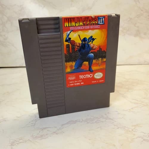 Ninja Gaiden 3 Ancient Ship of Doom NES Game Nintendo Cleaned Tested Polished