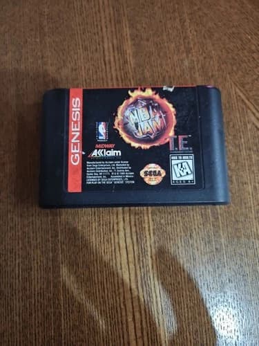 NBA JAM Basketball (Sega Genesis, 1994) Cartridge Only Tested Works