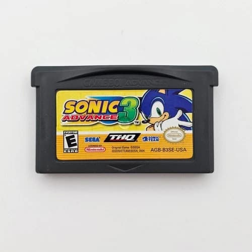 Sonic Advance 3 Game Boy Advance Authentic Tested Cartridge Only