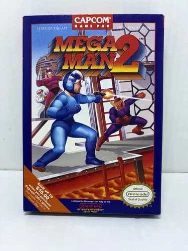 Mega Man 2 (Nintendo NES, 1989) CIB