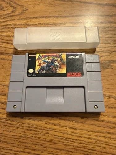 Sunset Riders SNES Super Nintendo Game Cartridge Tested Authentic Konami