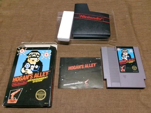 #638 Hogan's Alley NES Nintendo Complete CIB Authentic! Great Condition! Rare!