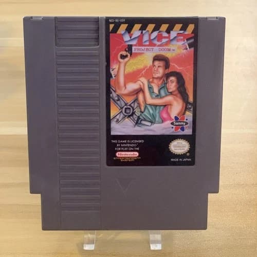 Vice Project Doom Nintendo NES Authentic Cartridge Only