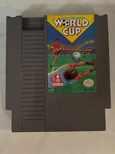 Nintendo NES World Cup (Cleaned, Tested & Working)