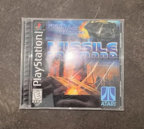 Missile Command (Sony PlayStation 1, 1999) PS1 CIB Complete - Tested & Working