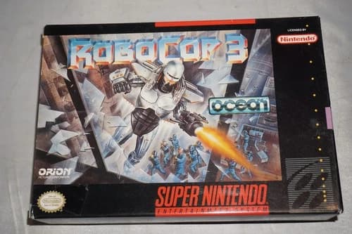 Robocop 3 (Super Nintendo SNES) Complete in Box CIB