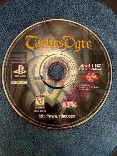 Tactics Ogre for Sony Play Station Disc Only