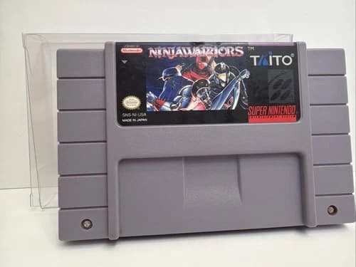 Ninja Warriors Super Nintendo Game SNES Authentic Tested NICE!