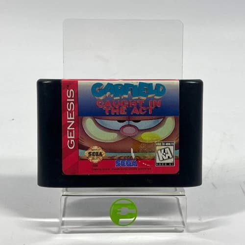 Garfield Caught in the Act (Sega Genesis, 1994) Cartridge Only