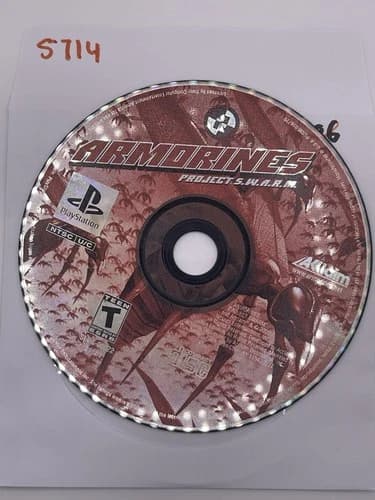Armorines: Project S.W.A.R.M. (Sony PS1) DISC ONLY | NO TRACKING | 5714