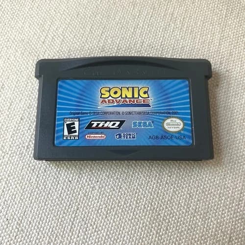 Sonic Advance Nintendo Game Boy Advance GBA, 2002 Cartridge Only Tested