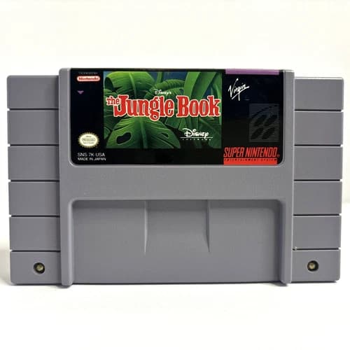 Disney's The Jungle Book (Super Nintendo SNES) Authentic Game Cartridge Tested